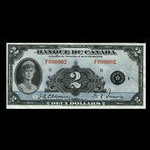 Canada, Banque du Canada, 2 dollars <br /> 1935