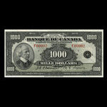 Canada, Banque du Canada, 1,000 dollars <br /> 1935