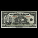 Canada, Banque du Canada, 1,000 dollars <br /> 1935