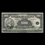 Canada, Banque du Canada, 1,000 dollars <br /> 1935