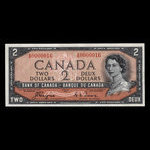 Canada, Banque du Canada, 2 dollars <br /> 1954