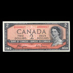 Canada, Banque du Canada, 2 dollars <br /> 1954