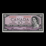 Canada, Banque du Canada, 10 dollars <br /> 1954