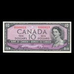Canada, Banque du Canada, 10 dollars <br /> 1954