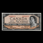 Canada, Banque du Canada, 50 dollars <br /> 1954
