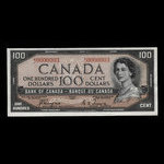 Canada, Banque du Canada, 100 dollars <br /> 1954