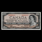 Canada, Banque du Canada, 100 dollars <br /> 1954