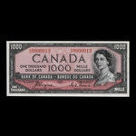 Canada, Banque du Canada, 1,000 dollars <br /> 1954