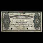 Canada, Terre-Neuve - Département des travaux publics, 5 dollars <br /> 1907