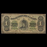 Canada, Dominion du Canada, 1 dollar <br /> 1 juin 1878