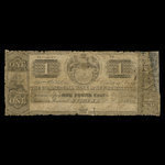 Canada, Commercial Bank of New Brunswick, 1 livre(anglaise) <br /> 8 mai 1842