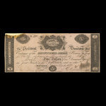 Canada, Montreal Bank, 5 dollars <br /> 4 janvier 1819