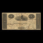 Canada, Montreal Bank, 1 dollar <br /> 7 juillet 1821