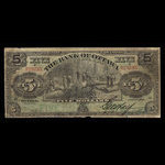 Canada, Bank of Ottawa (The), 5 dollars <br /> 1 juin 1906