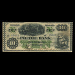 Canada, Pictou Bank, 10 dollars <br /> 2 janvier 1882