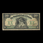 Canada, Standard Bank of Canada, 20 dollars <br /> 2 janvier 1914