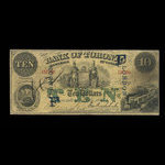 Canada, Bank of Toronto (The), 10 dollars <br /> 1 juillet 1887