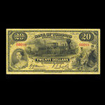 Canada, Bank of Toronto (The), 20 dollars <br /> 2 janvier 1935
