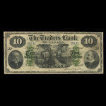 Canada, Traders Bank of Canada, 10 dollars <br /> 2 juillet 1897