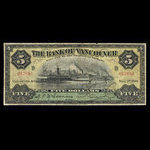 Canada, Bank of Vancouver, 5 dollars <br /> 2 mai 1910