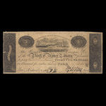 Canada, Bank of Upper Canada (York), 5 dollars <br /> 19 septembre 1825