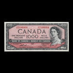 Canada, Banque du Canada, 1,000 dollars <br /> 1954