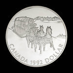 Canada, Élisabeth II, 1 dollar <br /> 1992