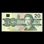Canada, Banque du Canada, 20 dollars <br /> 1991