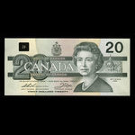 Canada, Banque du Canada, 20 dollars <br /> 1991