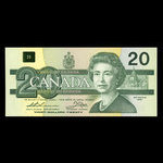 Canada, Banque du Canada, 20 dollars <br /> 1991