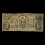 Canada, Bank of Toronto (The), 4 dollars <br /> 1 janvier 1876
