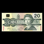 Canada, Banque du Canada, 20 dollars <br /> 1991