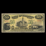 Canada, Bank of Toronto (The), 50 dollars <br /> 2 février 1920
