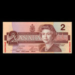 Canada, Banque du Canada, 2 dollars <br /> 1986