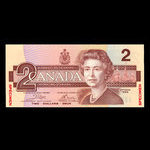 Canada, Banque du Canada, 2 dollars <br /> 1986