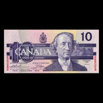 Canada, Banque du Canada, 10 dollars <br /> 1989