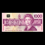 Canada, Banque du Canada, 1,000 dollars <br /> 1988