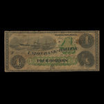 Canada, Union Bank of Halifax, 4 dollars <br /> 1 juillet 1871