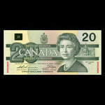 Canada, Banque du Canada, 20 dollars <br /> 1991