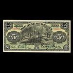 Canada, Bank of Ottawa (The), 5 dollars <br /> 1 juin 1917