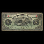 Canada, Banque de Québec, 5 dollars <br /> 2 juillet 1901