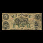 Canada, Bank of Toronto (The), 5 dollars <br /> 1 juillet 1890