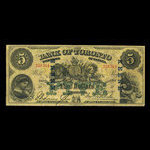 Canada, Bank of Toronto (The), 5 dollars <br /> 1 juillet 1890