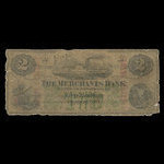 Canada, Merchants Bank of Prince Edward Island, 2 dollars <br /> 1 septembre 1877