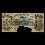 Canada, Bank of British North America, 2 dollars <br /> 1 janvier 1856