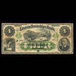 Canada, Eastern Townships Bank, 4 dollars <br /> 1 juillet 1879