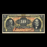 Canada, Banque Internationale du Canada, 10 dollars <br /> 17 octobre 1911