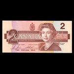 Canada, Banque du Canada, 2 dollars <br /> 1986