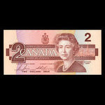 Canada, Banque du Canada, 2 dollars <br /> 1986
