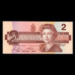 Canada, Banque du Canada, 2 dollars <br /> 1986